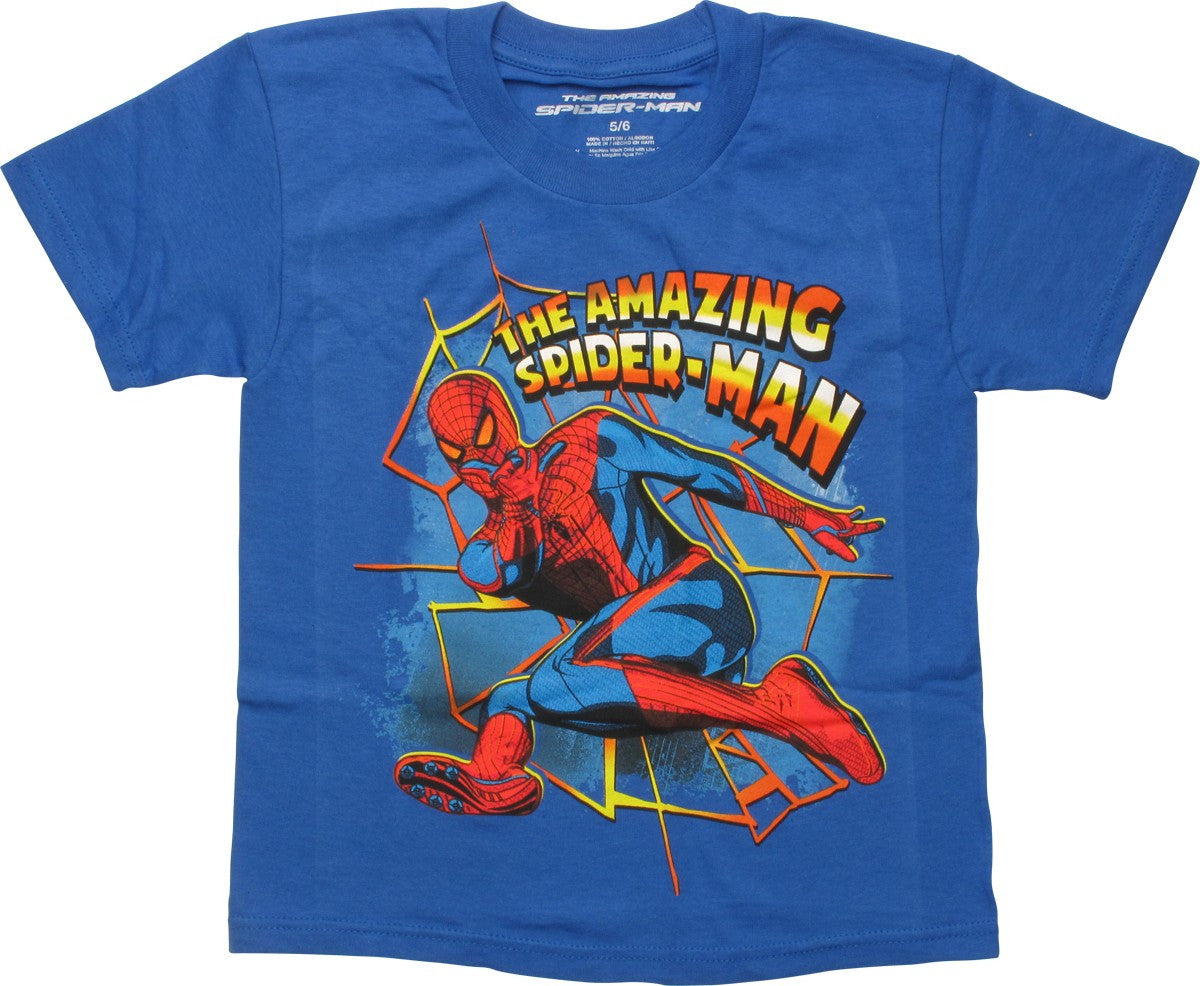 Spiderman The Amazing Yellow Web Juvenile T-Shirt