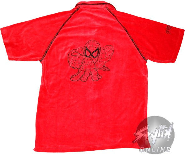 Spiderman Velour Shirt