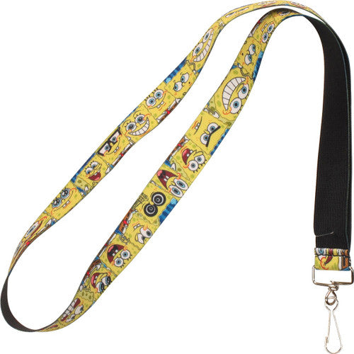 Spongebob Squarepants Collage Elastic Lanyard