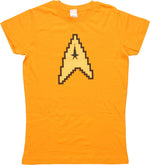 Star Trek 8 Bit Command Juniors T-Shirt