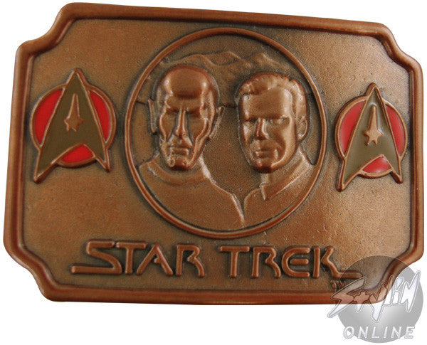 Star Trek Kirk Spock Busts Belt Buckle