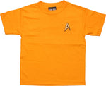 Star Trek Command Gold Juvenile T Shirt