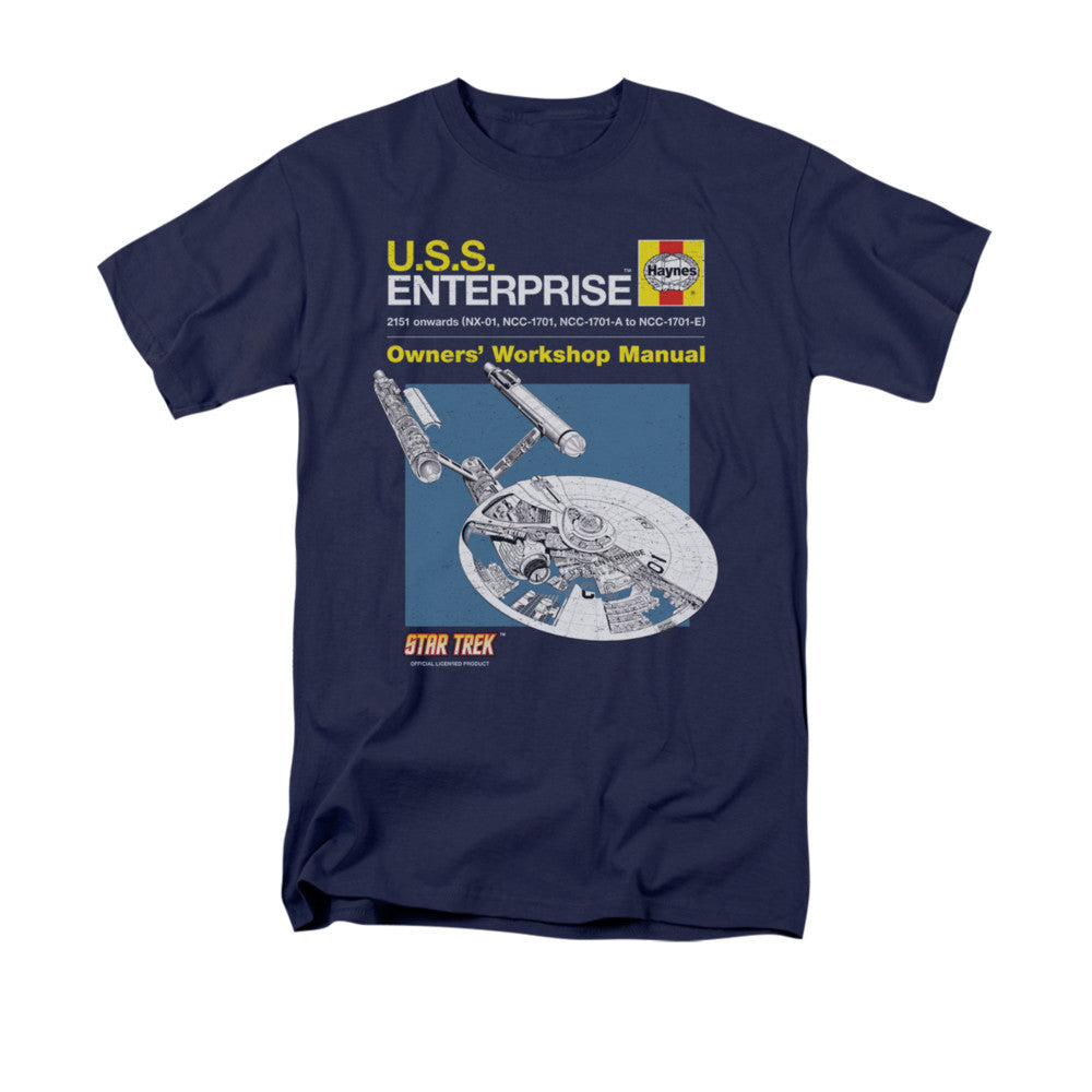 Star Trek Enterprise Manual T Shirt