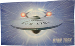 Star Trek Enterprise Warp Sublimated Fleece Blanket