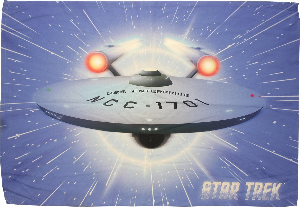 Star Trek Enterprise Warp Sublimated Pillow Case