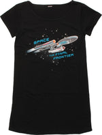 Star Trek Final Frontier Junior Sleep Shirt Pajamas