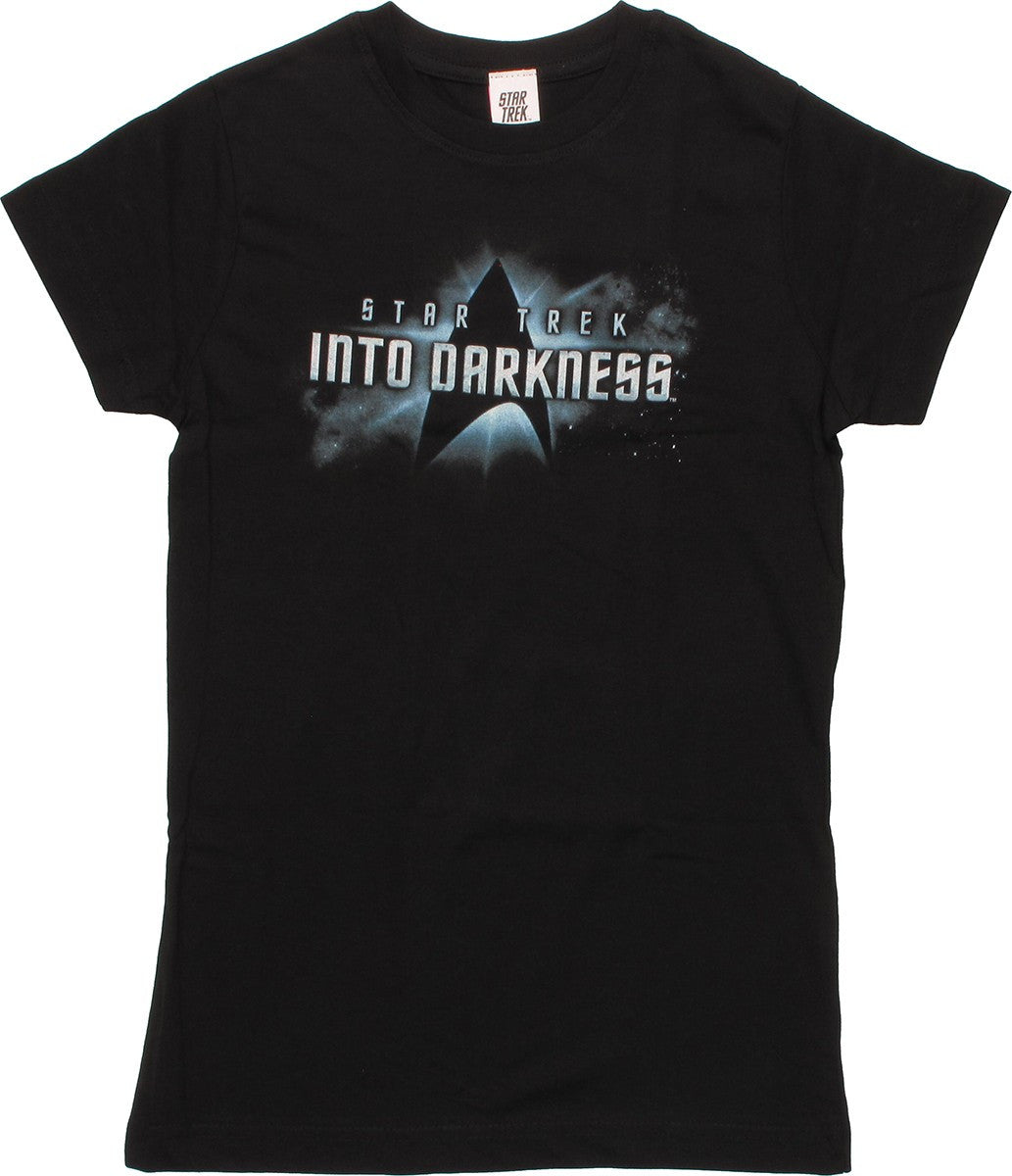Star Trek Into Darkness Logo Juniors T-Shirt