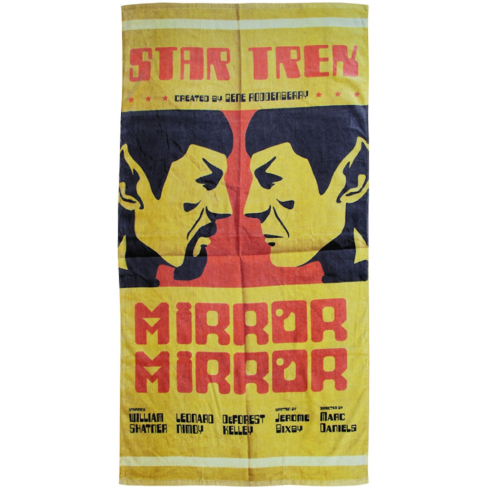Star Trek Mirror Mirror Poster Towel