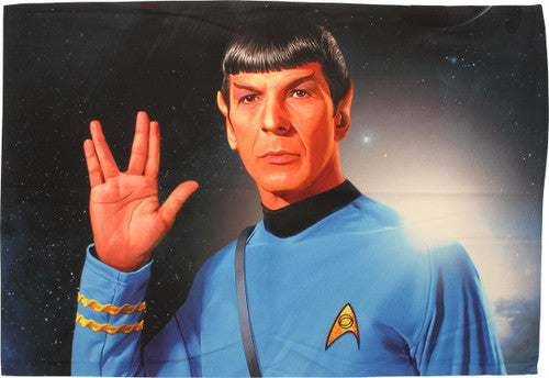 Star Trek Spock Salute Sublimated Pillow Case