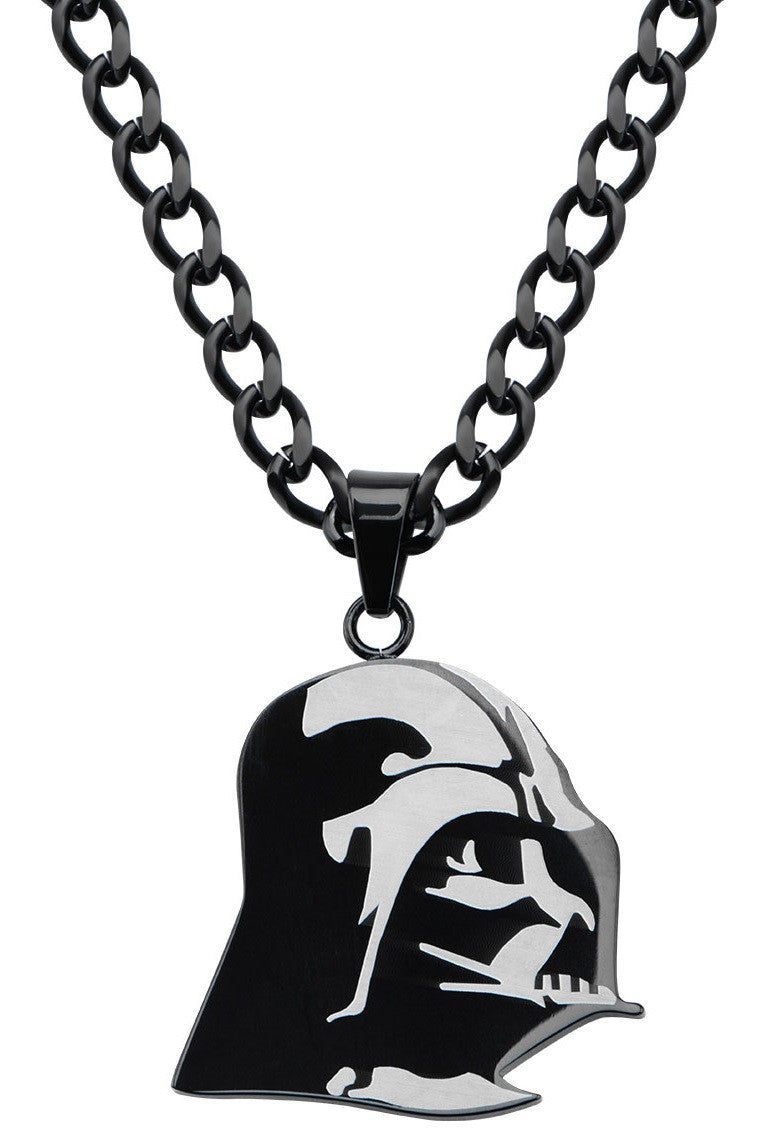 Star Wars 3/4 View Darth Vader Helmet Necklace