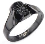 Star Wars 3D Darth Vader Helmet Black Ring