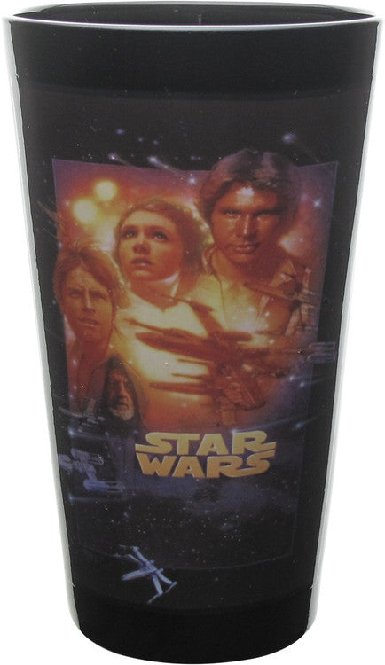 Star Wars A New Hope Black Pint Glass