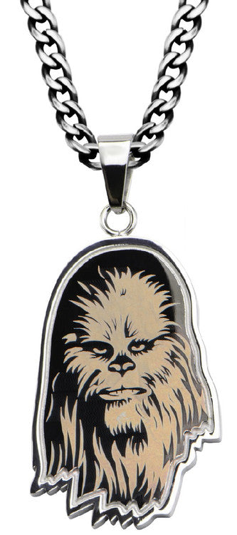 Star Wars Chewbacca Head Necklace