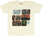 Star Wars Clone Story Board Youth T Shirt