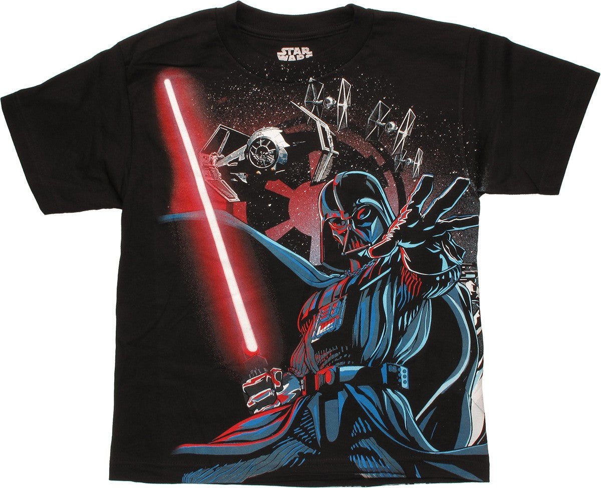 Star Wars Dark Side Around Youth T Shirt