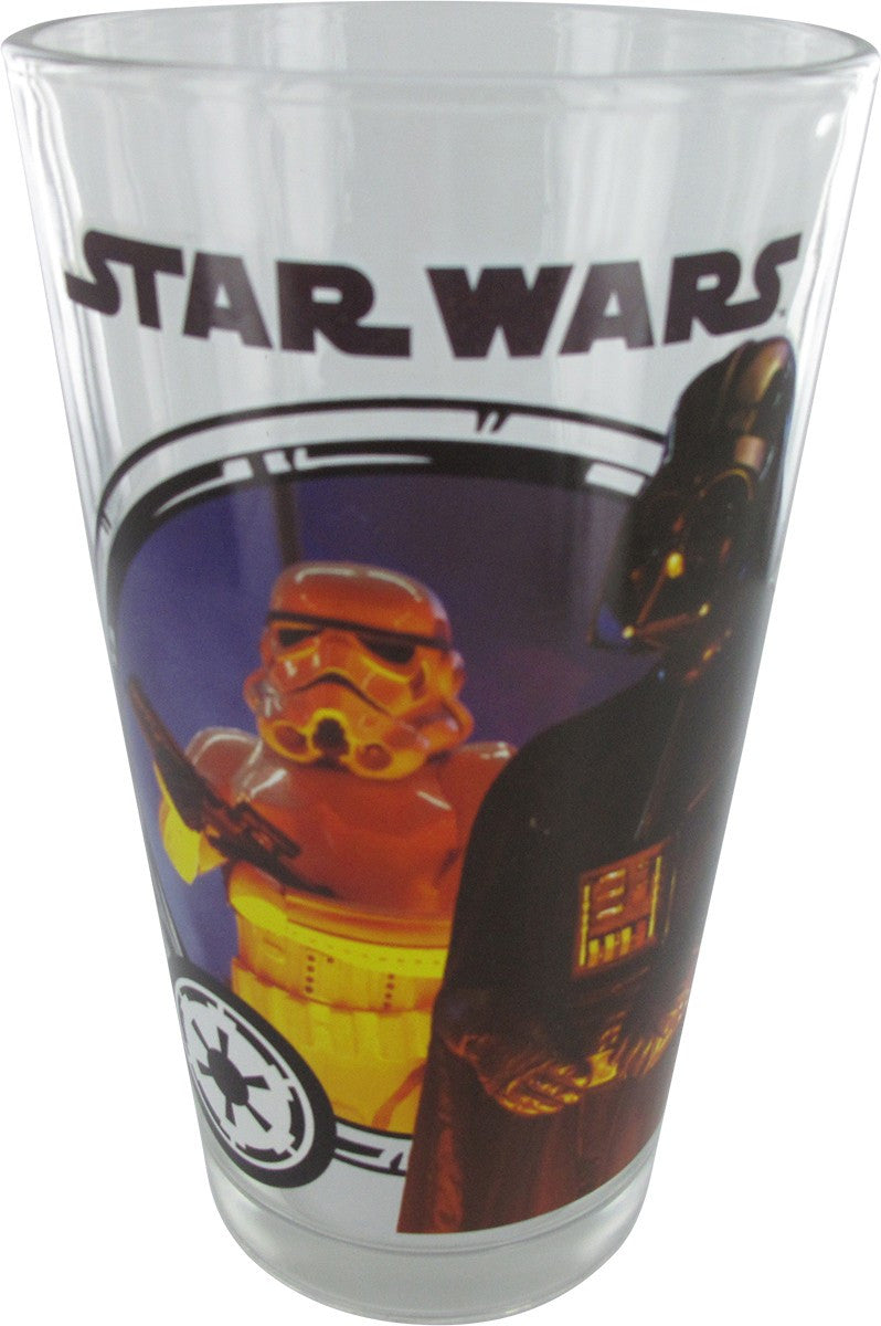Star Wars Darth Vader and Stormtrooper Pint Glass