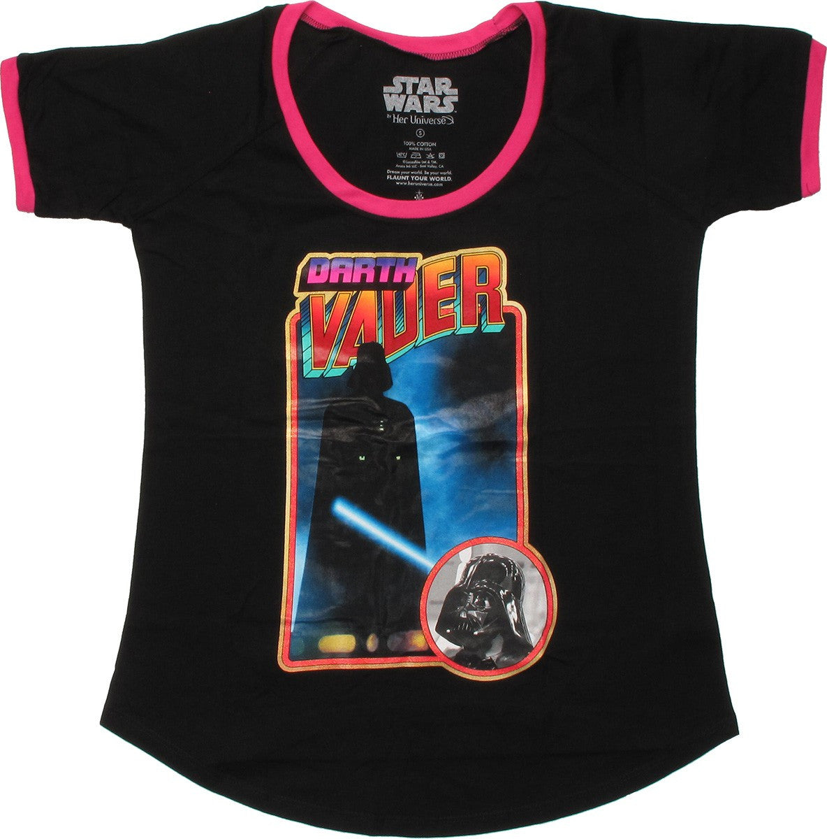 Star Wars Darth Vader Retro Ladies Tee