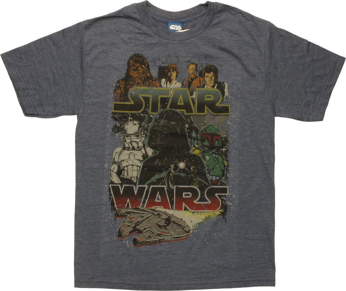 Star Wars Falcon Encounter Battle Youth T-Shirt