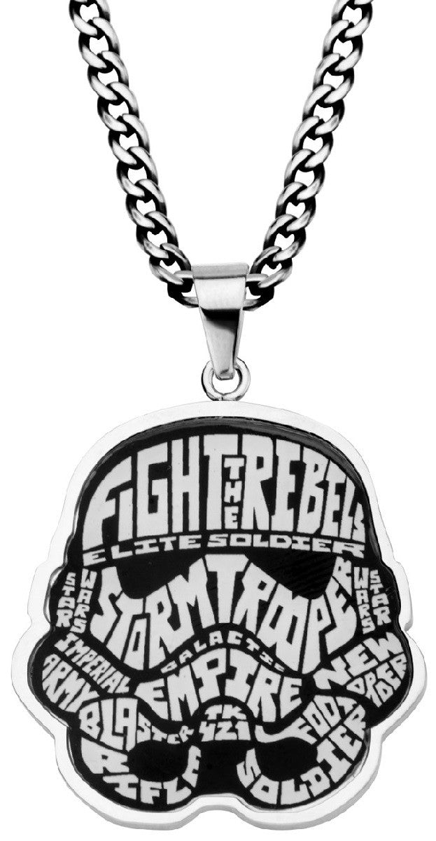 Star Wars Fight Rebels Stormtrooper Helm Necklace