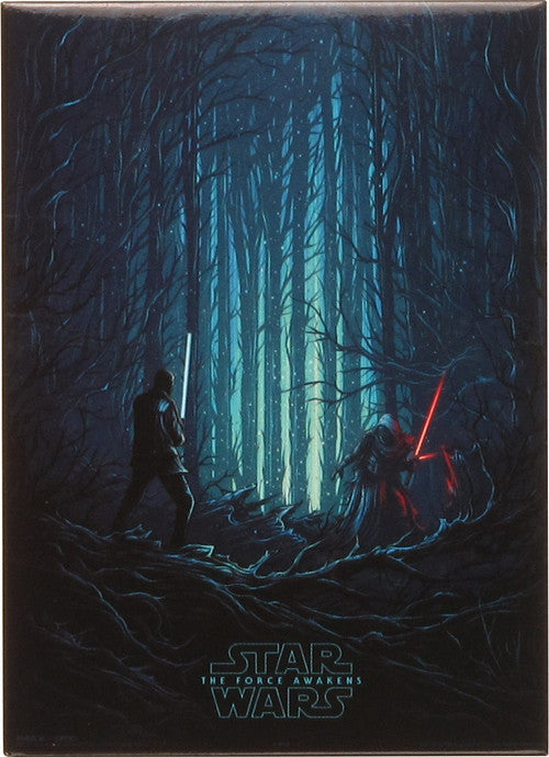 Star Wars Finn vs. Kylo Ren Lightsaber Tile Magnet