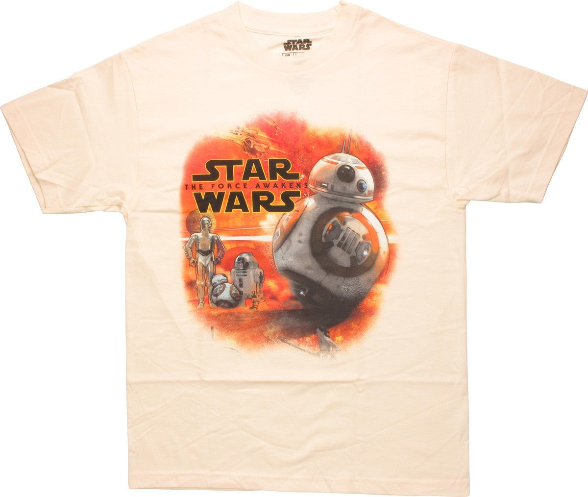 Star Wars Force Awakens Droid Collage T-Shirt