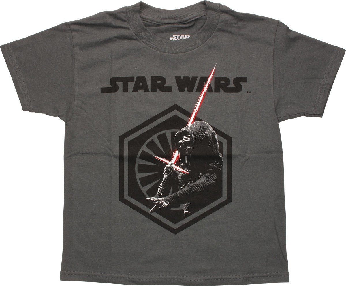 Star Wars Force Awakens Kylo & Logo Youth T-Shirt