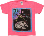 Star Wars Framed Battle Pink Juvenile T Shirt