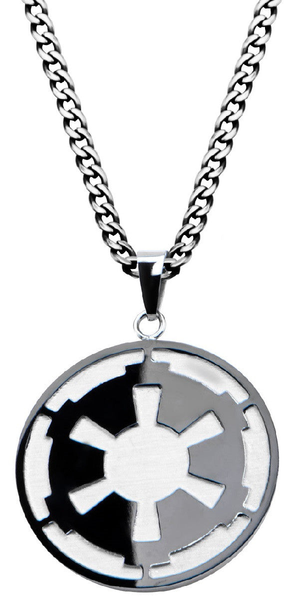 Star Wars Imperial Logo Death Star Necklace