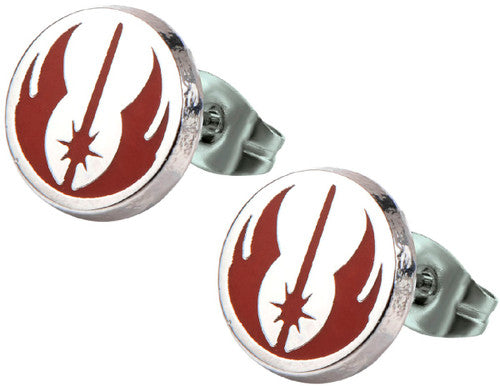 Star Wars Jedi Order Symbol Enamel Stud Earrings