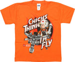 Star Wars Lego Chicks Think Fly Juvenile T-Shirt