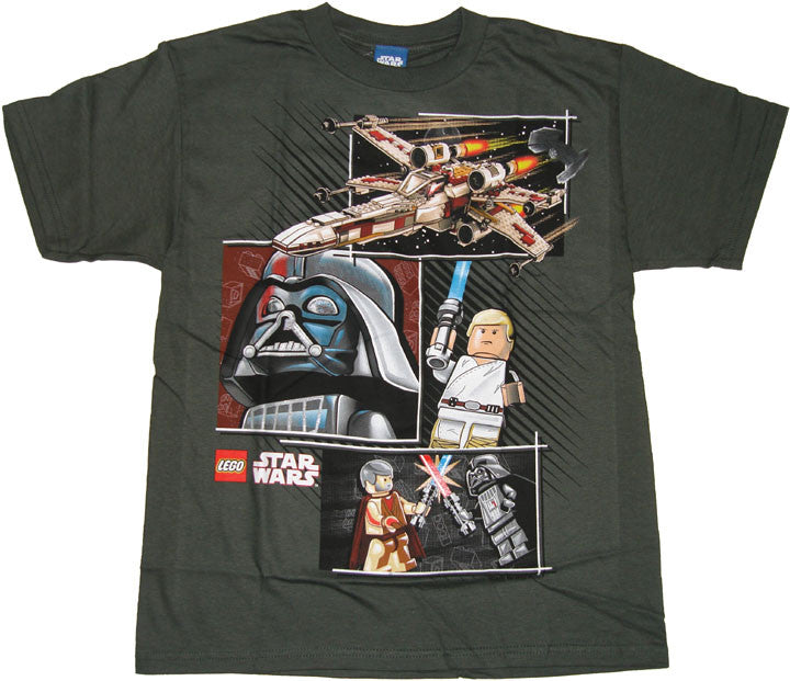 Star Wars Lego Collage Youth T Shirt