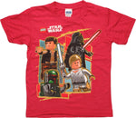 Star Wars Lego Good Evil Squares Juvenile T-Shirt