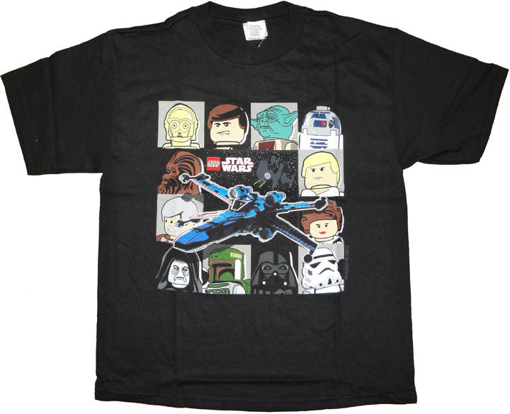Star Wars Lego Heads Youth T Shirt