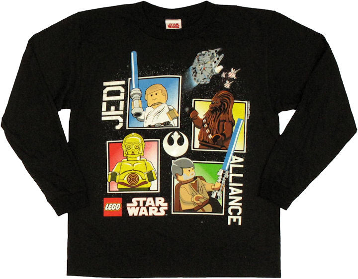 Star Wars Lego Jedi Alliance Long Sleeve Youth T Shirt