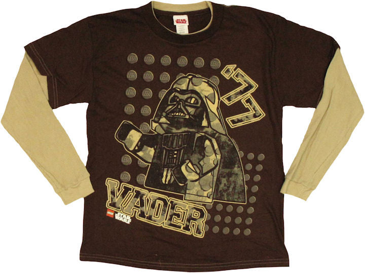 Star Wars Lego Vader 77 Long Sleeve Youth T Shirt