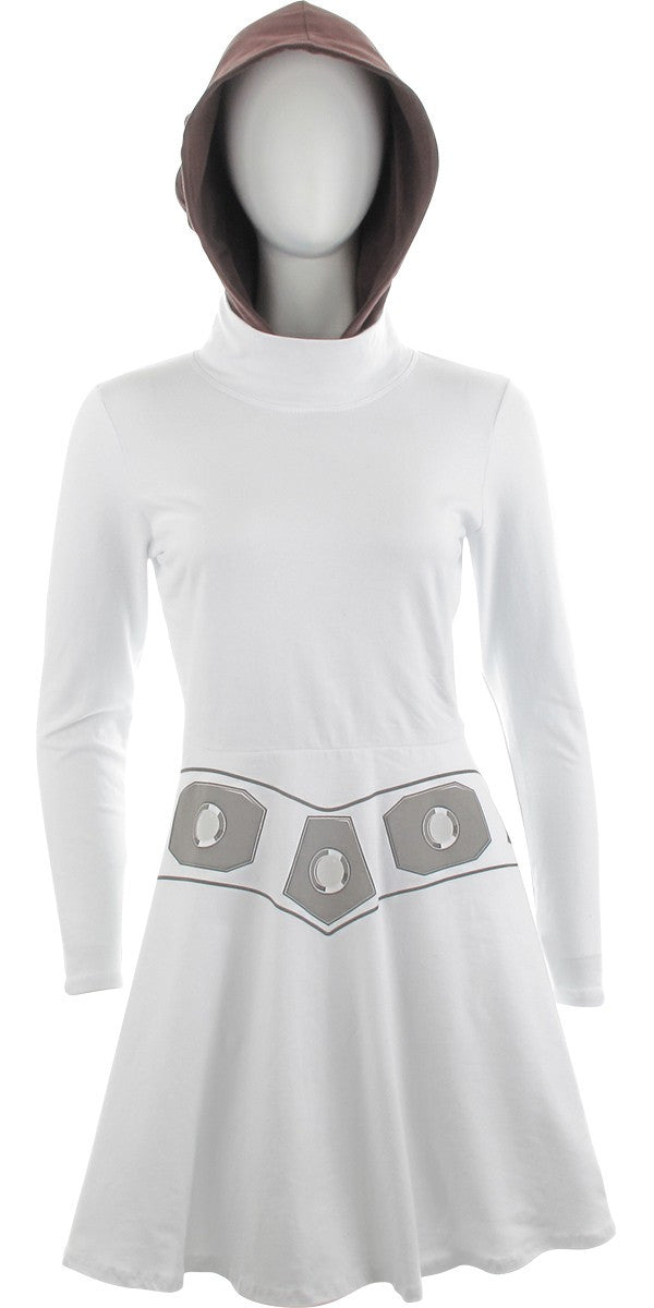 Star Wars Leia Hooded Long Sleeve A Line MF Dress