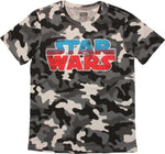 Star Wars Logo Snow Camo T Shirt