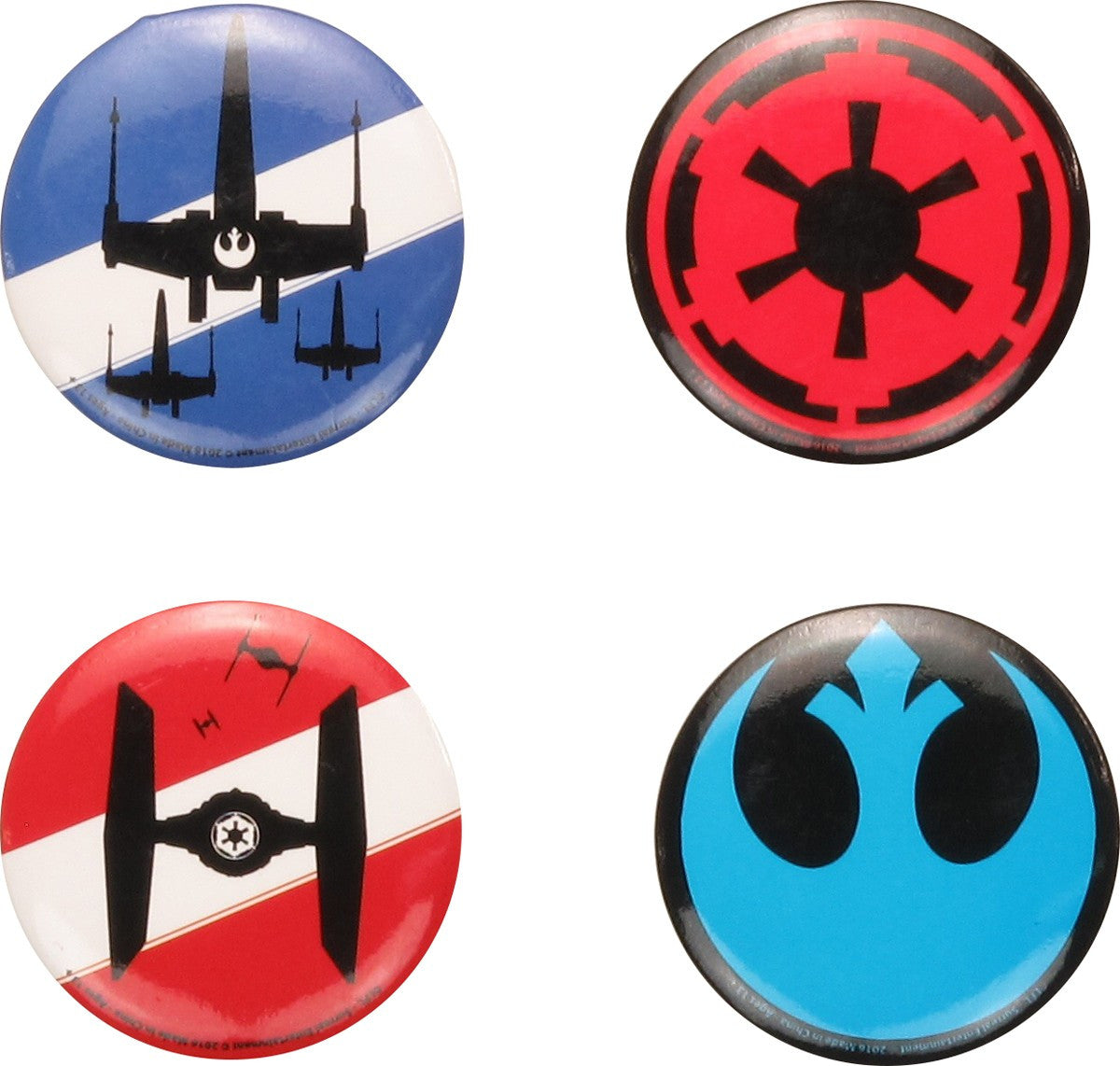 Star Wars Logos and Ships Button Set