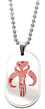 Star Wars Mandalorian Icon Dog Tag Necklace