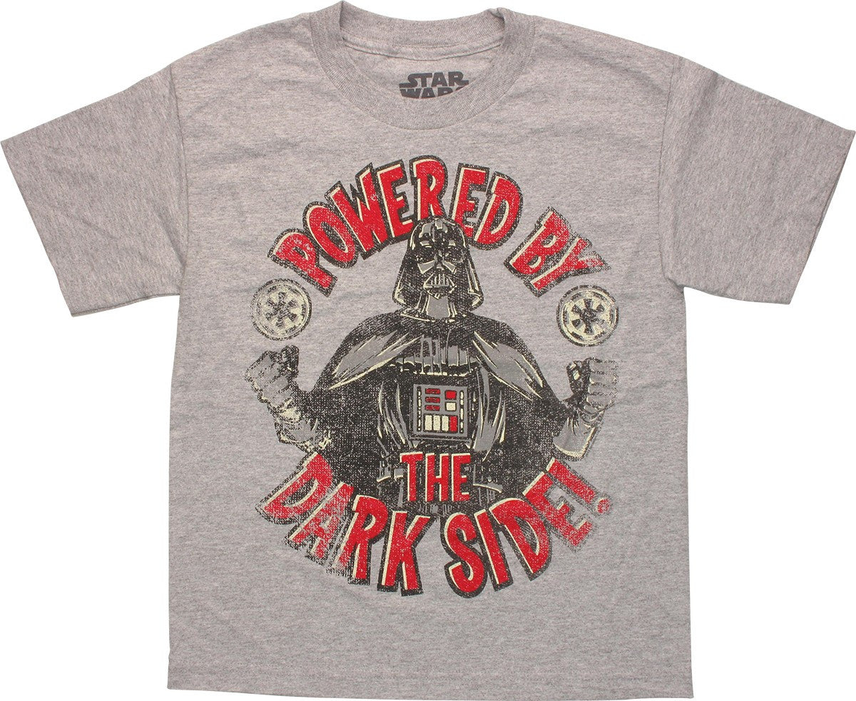 Star Wars Powered By Dark Side Youth T Shirt