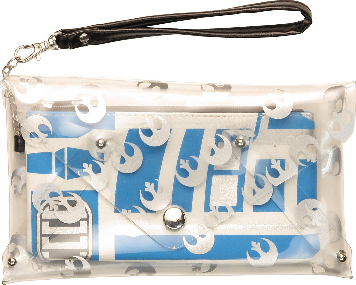 Star Wars R2 D2 Wristlet Wallet