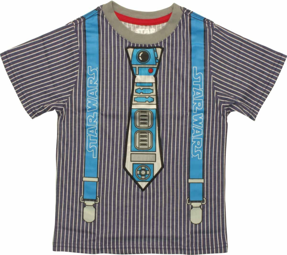 Star Wars R2D2 Tie Suspenders Juvenile T Shirt
