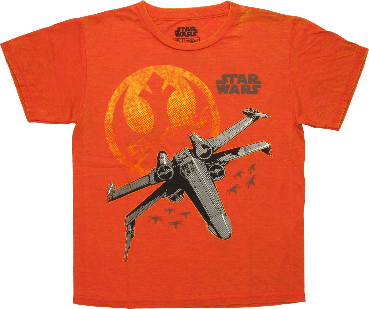 Star Wars Rebel Moon Burnout Youth T Shirt