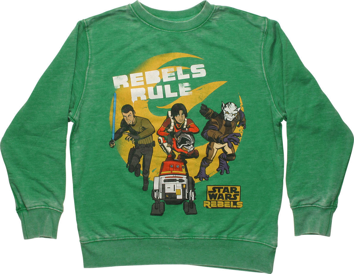 Star Wars Rebels Rebels Rule Youth Sweatshirt