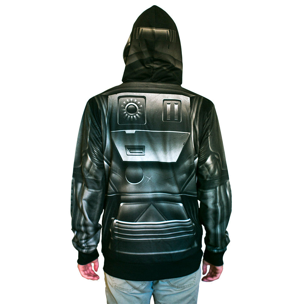 Star Wars Rogue One Death Trooper Face Zip Hoodie