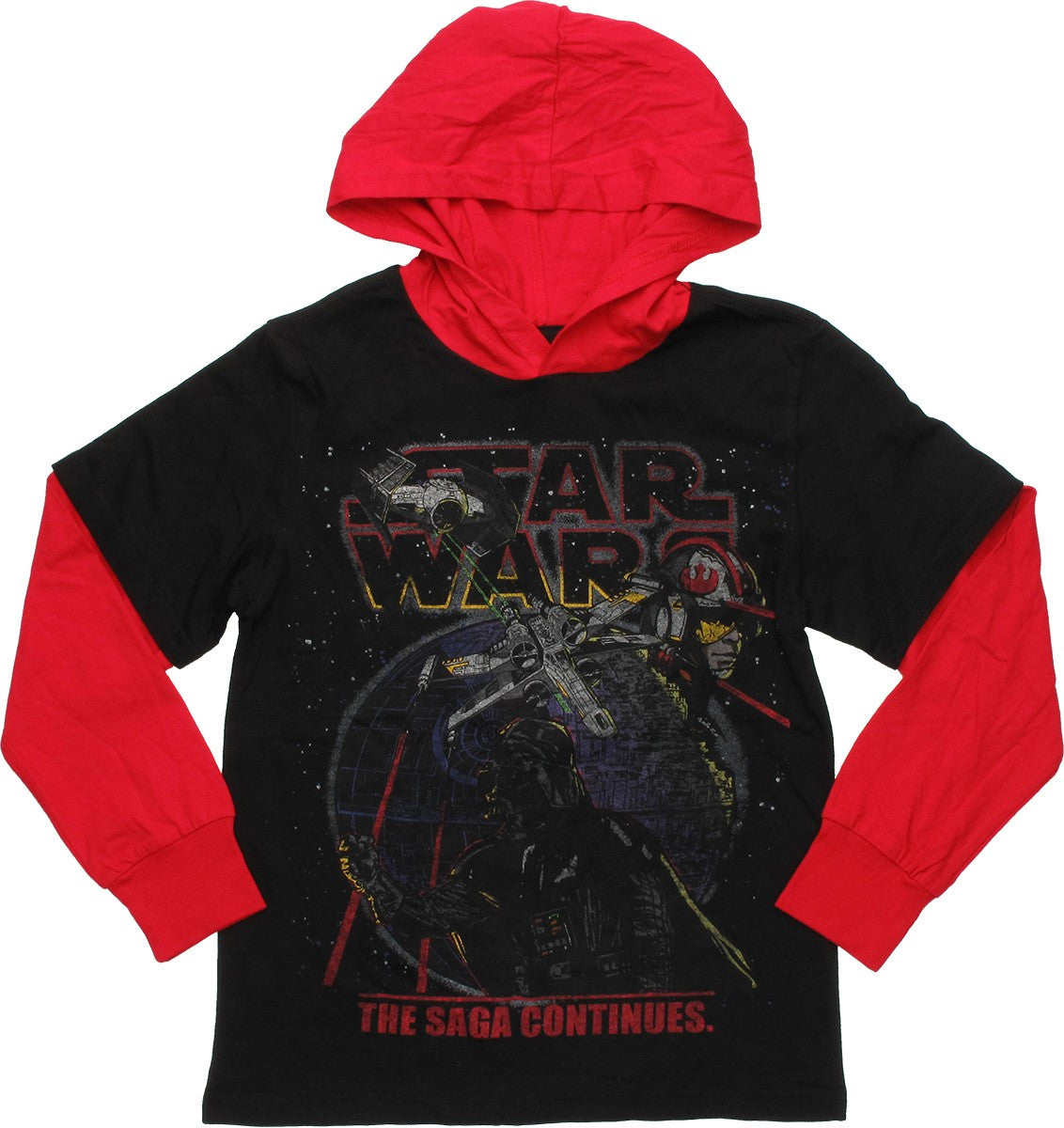 Star Wars Saga Hooded Long Sleeve Youth T-Shirt