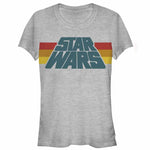 Star Wars Striped Logo Crawl Juniors T-Shirt