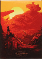 Star Wars TFA Rey Star Destroyer Crash Tile Magnet
