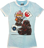 Star Wars Toon Signs Inside Dye Baby Tee