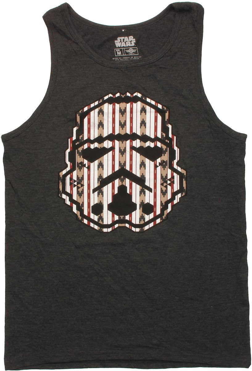Star Wars Tribal Trooper Helmet Tank Top